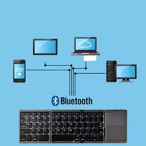 Mini Foldable Bluetooth Portable Wireless Keyboard