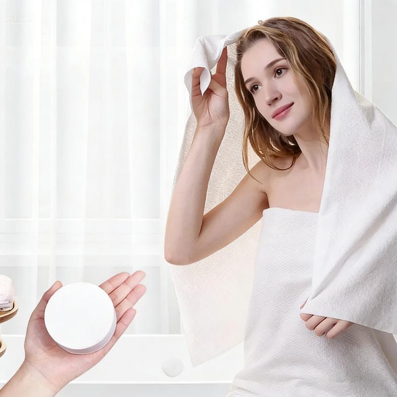 5 Large Disposable Bath Towels 27.5"x55" Individually Wrapped Soft Thick Eco-Friendly Perfect for Travel Hotel Beach Gym