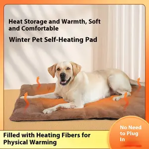 💕💕Pet Self-Heating Mat🌼Suitable for cats and dogs, large breeds📌Soft and comfortable, wear-resistant and non-slip, no need for power plug, heat-retaining and warm⭐⭐⭐