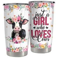 Girl Loves Cow
