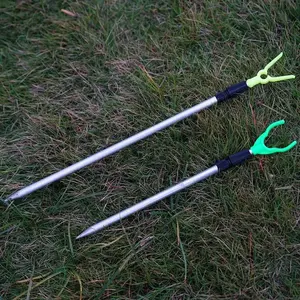 Retractable Fishing Rod Stand Fishing Rod Ground Fishing Rod Stand Surf Catfish Rod Stand Suitable for Beaches Sand Ponds Rivers Fishing Accessories Fishing Rods Holder Fishing Pole Holders