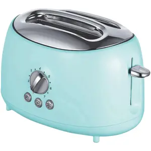 Brentwood TS-270BL 2 Slice Retro Toaster, Blue