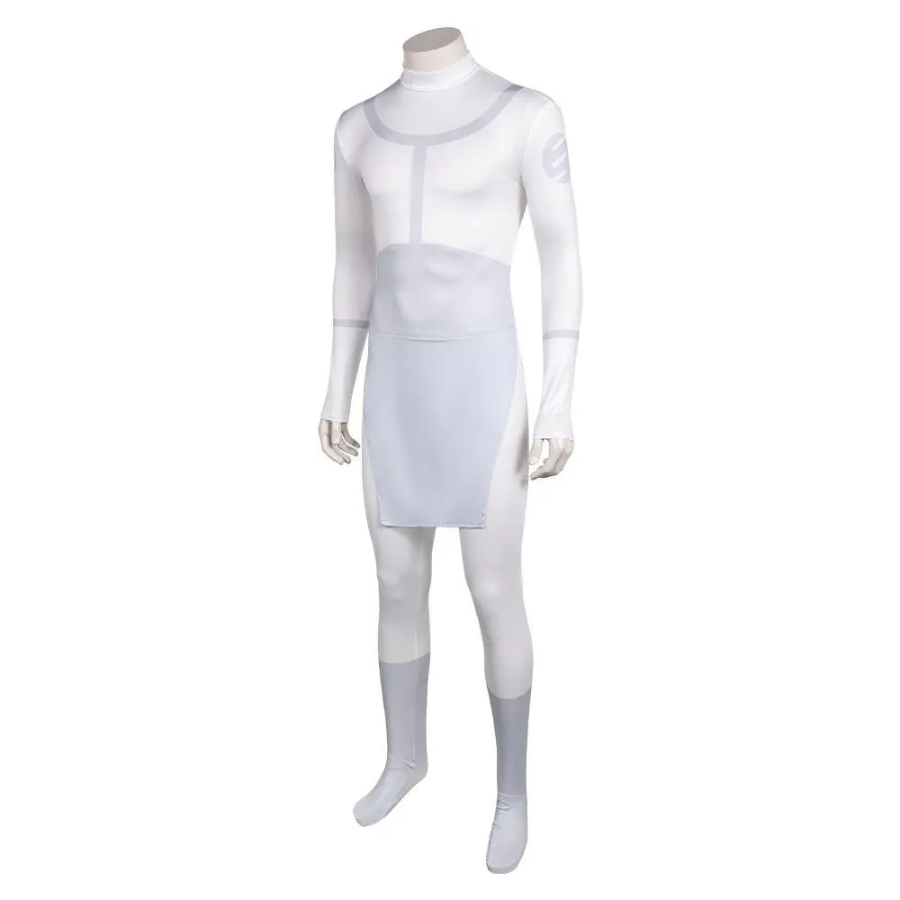 Mark Grayson Invincible Cosplay Battle Jumpsuit, Men's Milk Protein Fiber White Costume for Halloween, Carnival Roleplay (Toys & Hobbies DIY Specialty DIY Supplies)