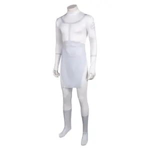 Mark Grayson Cosplay Battle Suits Cartoon Invincible Roleplay Jumpsuit Costume Men White Cloth Outfit Halloween Carnival Clothes