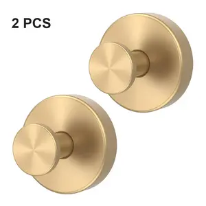 2 PCS Suction Cup Hooks for Shower, No-Drill Bathroom Hooks, Holder Holds Strong on Tile, Glass, Mirror, Wall, Bathroom Door