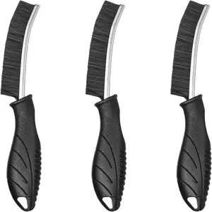3 PCS Crevice Cleaning Brush, Hard Bristle Car Seat Gap Brushes for Deep Cleaning, Multifunctional Scrub Brush Essential Supplies for Vehicle Window Kitchen Bathroom