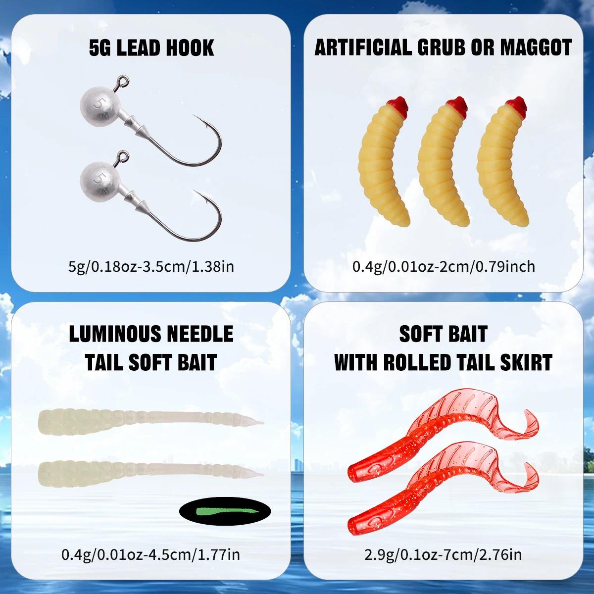 25pcs/set Multi Section Fish Top Water Propeller Bait Simulation Duck Decoy Frog Accessory Set for Sea Bass Freshwater Fishing