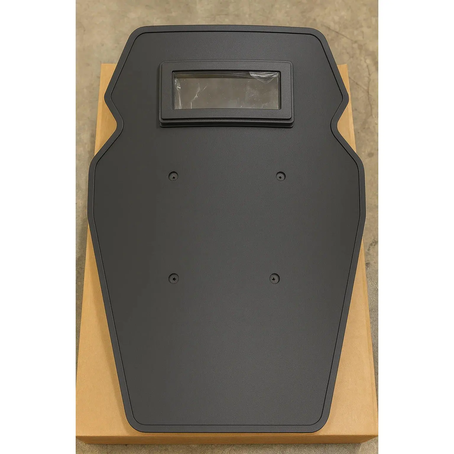 Level III Lightweight Ballistic Shield w/ Viewport – Peanut Shape, Flat (20x30)