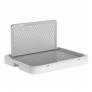 Dog Potty Tray with Pee Wall Portable Dog Potty Anti-Splash Training Pee Pad Holder Pet Indoor Dog Training Toilet for Puppy and Small Size Dog