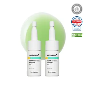 Dr.nineteenㅣReDRN Exosome AmpouleㅣBiome PDRN 750,000ppm + Retinol + ExosomeㅣFace Serum for Pore Tightening & FirmingㅣKorean Skin Care (0.50 fl.oz. X 2EA)