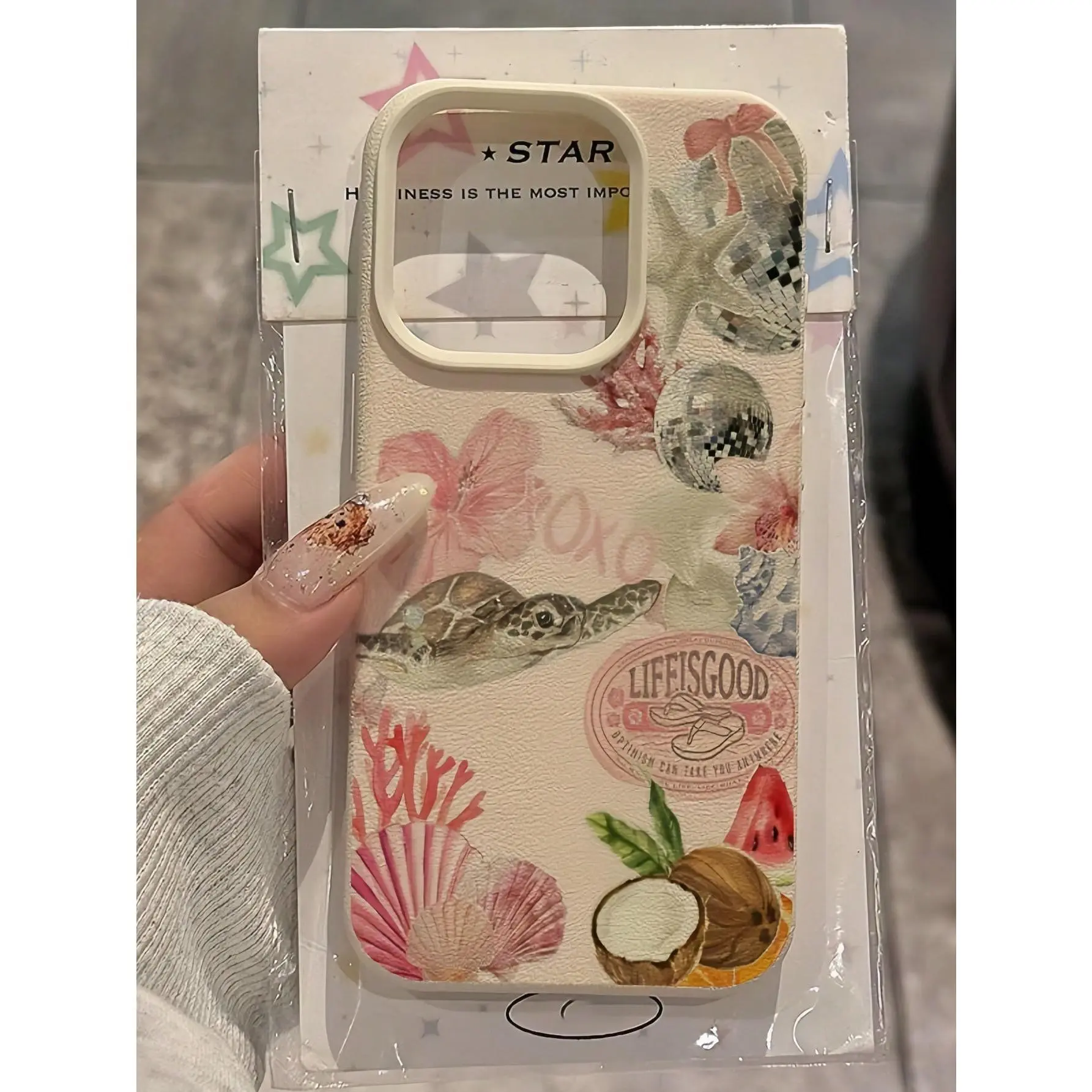 A summer ocean-themed phone case featuring a collage aesthetic of whales, jellyfish, and sea turtles, compatible with iPhone 17/16/15/14/13/12/11/X/XS/XS Max, perfect as a holiday gift for friends, family, or yourself., Cover, Accessories, Smartphone
