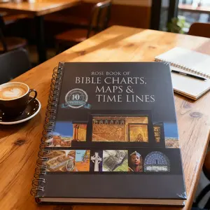Rose Book of Bible Charts, Maps & Time Lines Vol. 1, 10th Anniversary Edition, Essential Religious Reference Guide Notebook, Bible Study Supplies