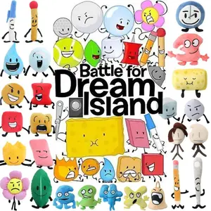 Battle for Dream Island Plush Toys BFDI Plushie Doll Cartoon Leaf Fire Flower Water Number Stuffed Figure Christmas Peluche Gift