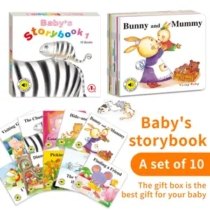 Teeny Baby Storybook Gift Set, Early Education Starter Kit, Preschool Learning Book, Busy Book, Toddler Activity Books, Ideal for Infants & Toddlers, Perfect Educational Toy Present