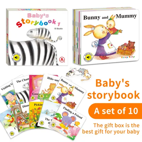 Teeny Baby Storybook Gift Set, Early Education Starter Kit, Preschool Learning Book, Busy Book, Toddler Activity Books, Ideal for Infants & Toddlers, Perfect Educational Toy Present