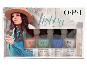 OPI Lisbon Collection Nail Lacquer Polish 4 x 0.125 oz Mini Set