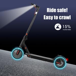 ZCJ Electric Scooter, 350W/500W Motor, Top Speed 19/22 mph, Max 16/23/28Miles Ranges, Foldable E Scooter for Adults