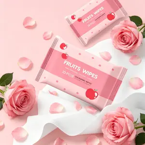 20 packs of wet wipes, individually wrapped, easy to carry, clean and remove dirt, affordable price, a must-have for girls when going out!