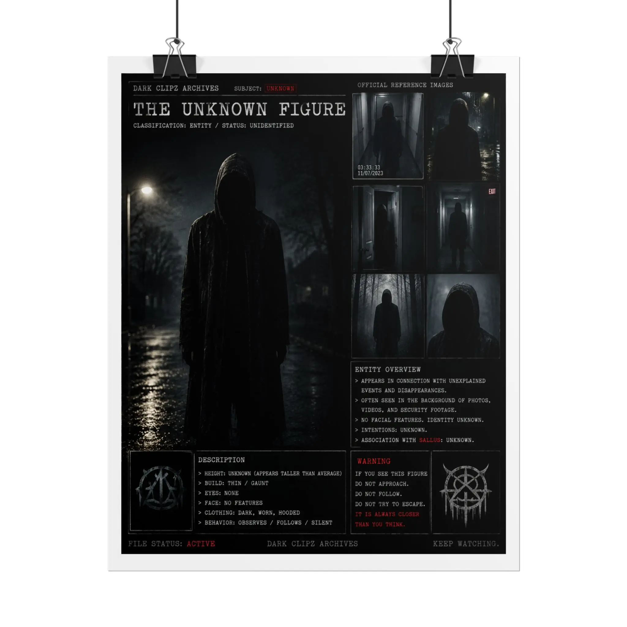 Rolled poster