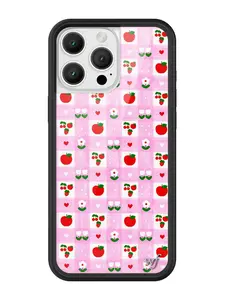 Wildflower Cases - An Apple a Day, Limited Edition iPhone Case | Signature Bumper Durable Protective Cute Trendy Fruit Dainty Girl Emblem Wildflower Cases - An Apple a Day, Limited Edition iPhone Case | Signature Bumper Durable Protective Cute Trendy Fruit Dainty Girl Emblem
