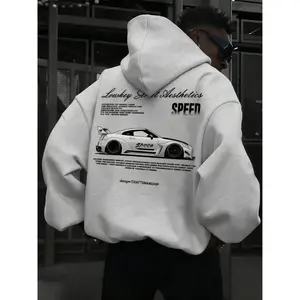 Viral Oversize Black Graphic Hoodie – Loukey Street Aesthetics GTR Supercar Print Comfy Fleece Streetwear | TikTok Trending Drip Fit Aesthetic Hoodie for Men | Car Guy Vibe Casual Daily Wear | Stylish Speed-Themed Street Style Outfit – Warm Cozy Oversized