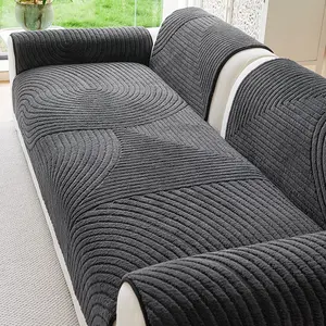 1pc Waterproof and Washable Plush Sofa Cover, All-Season, Modern Minimalist Pet-Friendly Furniture Protector, Suitable for Home Decor in Living Rooms, Bedrooms, Offices, and More