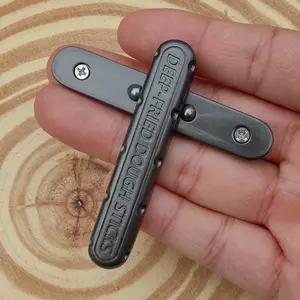 Adult Edc Metal Fidget Spinner Toy, Stress Relief Fidgeting, Stress Relief Gadgets, Stress Relief Rotating Push-Pull Design, Adhd Focus & Calmness, Ideal for Work or Home Use