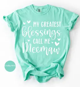 Meemaw Shirt – My Greatest Blessings Call Me Meemaw Sweatshirt – Mother’s Day Gift, Birthday Gift for Meemaw, Christmas Grandma Shirt