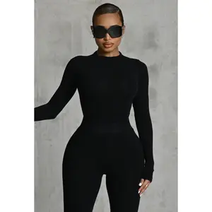 Matte Basix Sculpt Bodysuit - Black