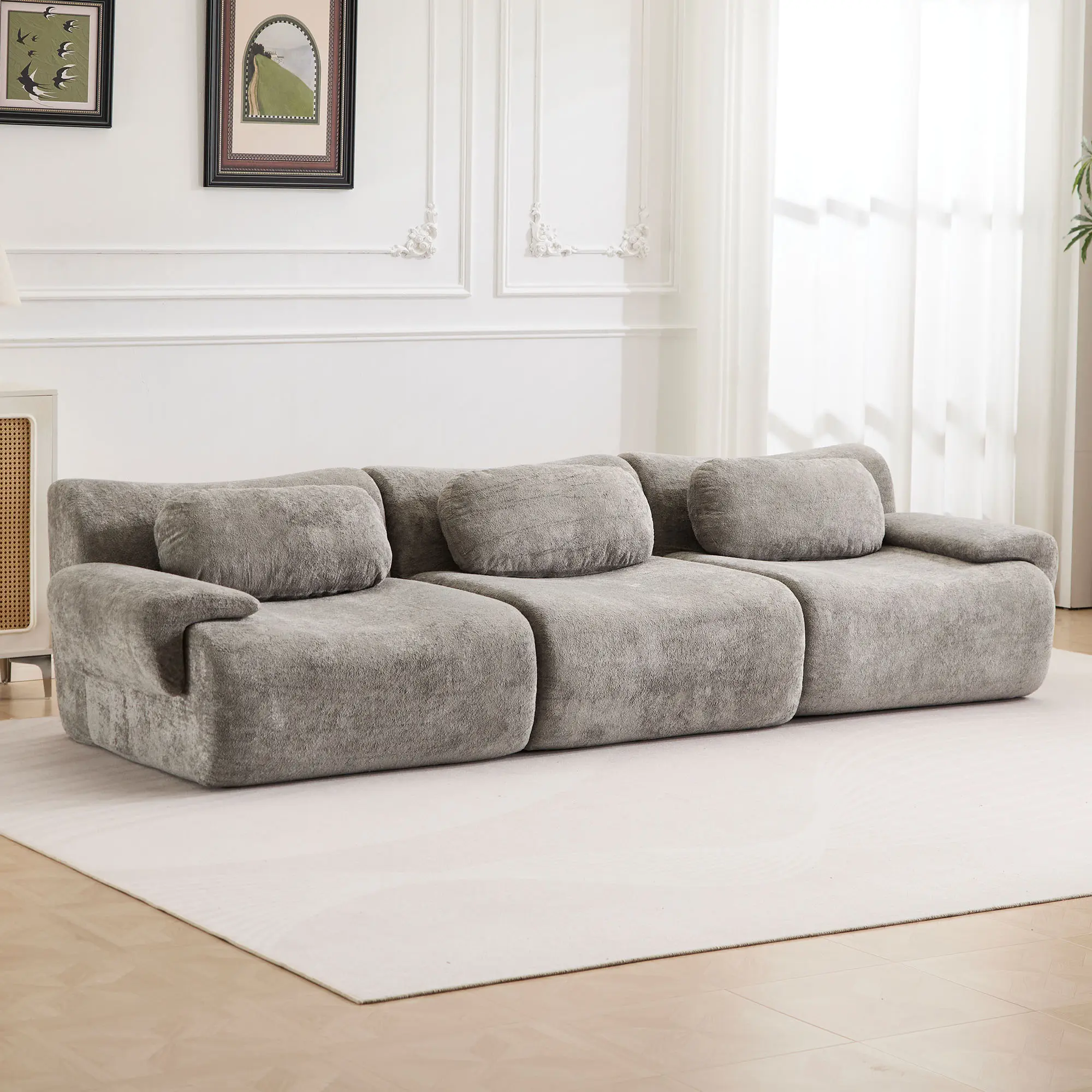 Medium Grey - 3 Seater ( 113.9")
