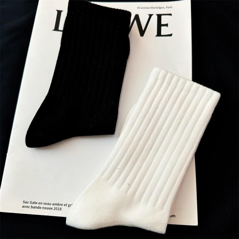 5-Pair Men's Medium Socks Summer Thin Short Socks Ship Socks Cotton Sweat Absorbent and Odorous Towel Bottom Outdoor Sports Football Basketball Men's and Women's Socks