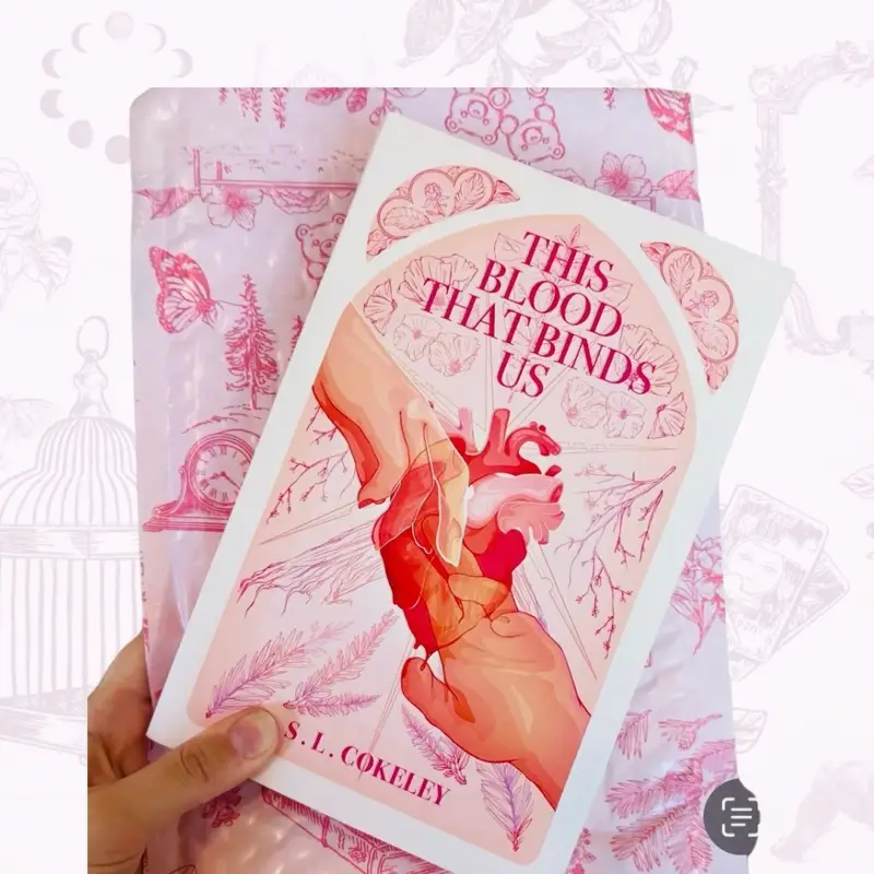 This Blood that Binds TBTBU #1 Us Book One Original Cover Signed Copy Bundle with Character Art Sticker, Bookmark & Special Mailer S.L.Cokeley