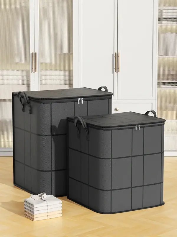 Large Capacity Multifunctional Portable Travel Sports Storage Bag, Under Bed & Cabinet Organizer Tote for Clothes Quilts Household & Travel Use