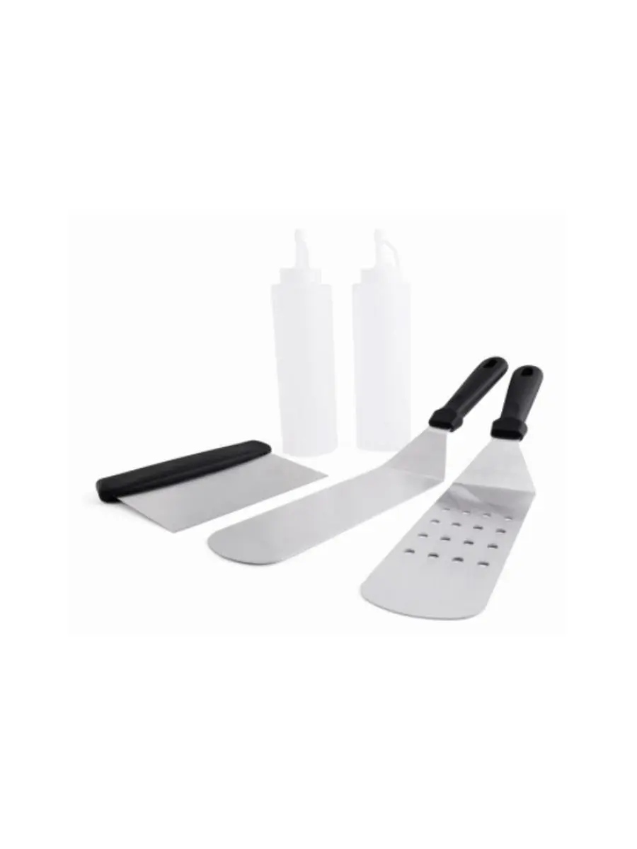 Broil King 152684 Grill Griddle Set - 5-Piece Kitchenware for Barbecue Use