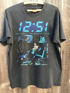 The Strokes T-Shirt - 1251 Song Tee - Room On Fire Album Charcoal Unisex, Gift For Fan, Unisex Shirt For Him Her