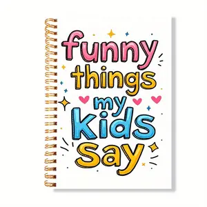 Funny Things Happy and Fun Events Spiral Notebook, Teacher Appreciation Notebook, 1 Count Motivational Positive Joyful Interesting Events Journal, Office Stationery & Supplies