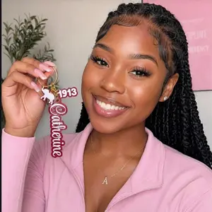 Delta Custom Name Keychain - Personalized Keychain with Name and Year 1913 - Perfect for Gifts and Personal Use
