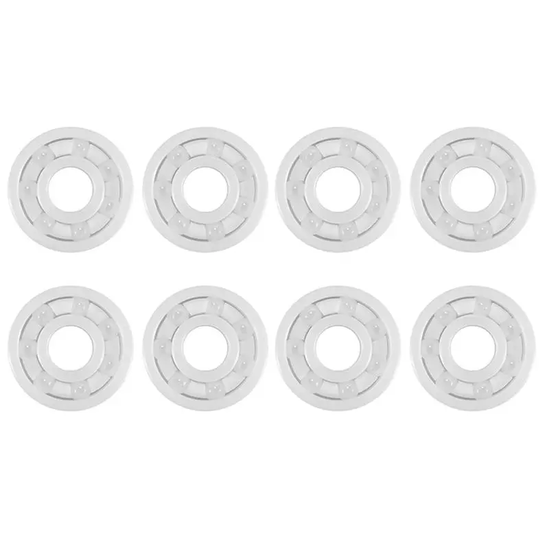 8Pcs 608 Full Ceramic Bearing ZrO2 Ball Bearing 8mmx22mmx7mm Zirconia Oxide Bearing