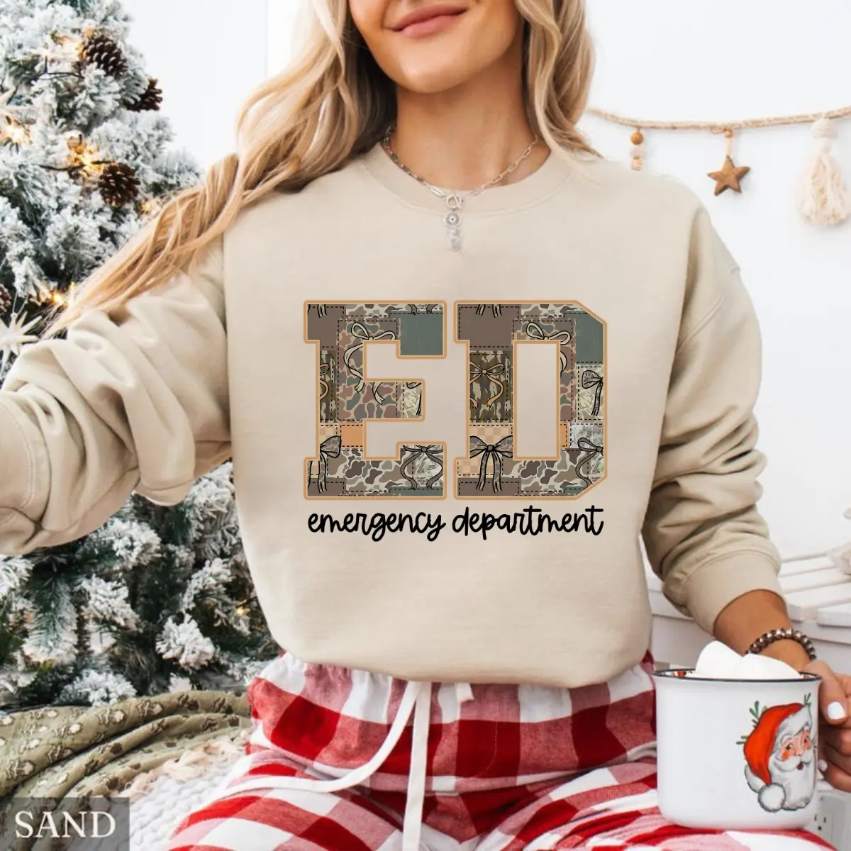 Emergency Department Sweatshirt/Hoodie/Tshirt, ER Nurse Crewneck, Cute Team Nursing Shirt, ED Nurse School Jumper, Cozy Graduation Gift For Nurses