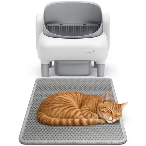 Soft Leakproof EVA Cat Litter Mat, Double-Layer Honeycomb Design Trapper, Easy-Clean Floor Protection Accesso,SohoChicry for Cat Litter Boxes #backtoschool#sohochic
