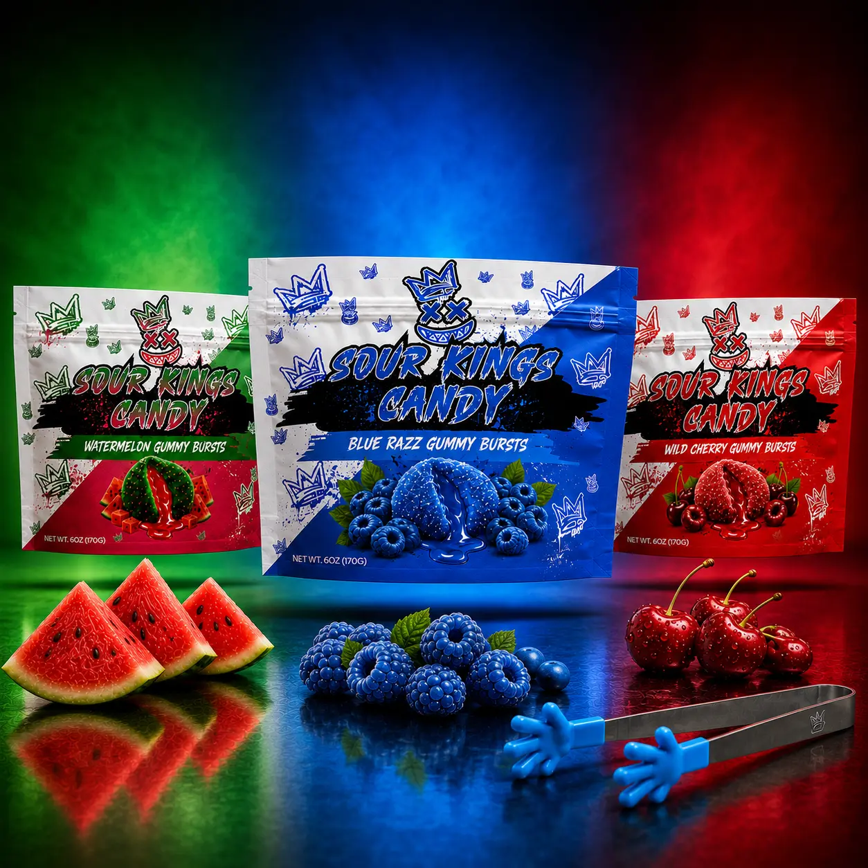 SKC Top Seller Bundle - Blue Razz & Watermelon & Wild Cherry