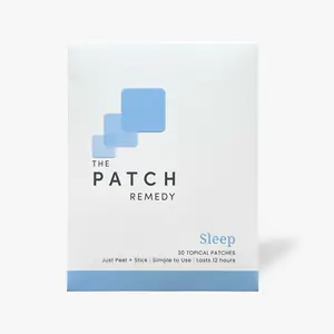 The Patch Remedy Sleep | 30 Patches for Natural Sleep, Calm & Relaxation | Magnesium Glycinate, Valerian & Passionflower