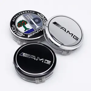 Car Wheel HUB Center Cap Wheel Cover Tire HUB Compatible Car Accessories Suitable for Mercedes Amg, Automotive Parts Replacement