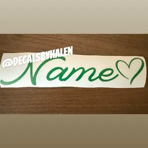 Custom name Decal for Truck Durable Vinyl Sticker for Vehicle Decoration Personalized Name Option