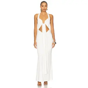 Runaway The Label Flora Maxi Dress in White