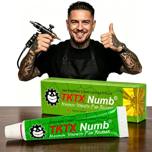 TKTX Tattoo Numbing Cream,Limited Edition 99.9% Very Strong, Relief Cream for Tattoos, Waxing, Microneedling, Lecithin External Cream(10g) Cosmetic.