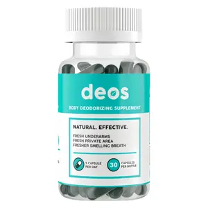 1P-Full Body Odor Neutralizer – Internal Deodorant Supplement with Natural Extracts, 30 Count Edible Dietary Vitamin