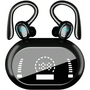 Wireless Earbuds 75hrs Bluetooth 5.3 Headphone Sport, 2024 Bluetooth Earbuds Stereo Deep Bass Over Ear Bud with Earhooks, ENC Noise Cancelling Mic, IPX7 Waterproof Earphone for Workout/Running