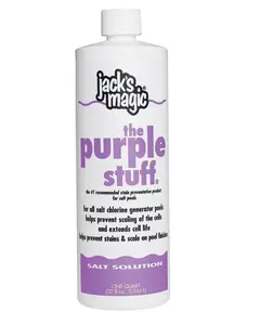 Jack's Magic The Purple Stuff Stain preservative for Salt Pool - 32 Ounce