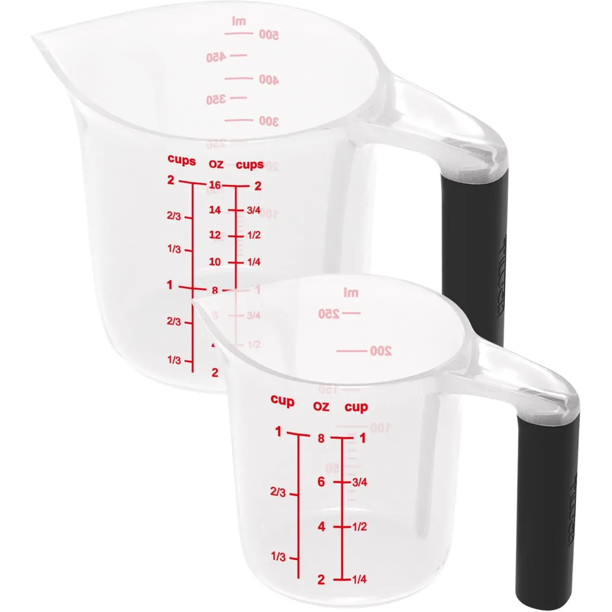Measuring Cup Set, Liquid Measuring Cups For Kitchen,BPA Free Plastic Set (2 Cup, 1 Cup) Measuring Cup Set, Liquid Measuring Cups For Kitchen,BPA Free Plastic Set (2 Cup, 1 Cup)